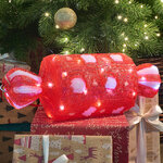 Светодиодная фигура Конфета в горошек - Bonne Аnnee 43 см, 40 холодных белых LED ламп, акрил, IP44