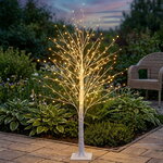 Светодиодное дерево Edinburgh 120 см, 288 теплых белых LED ламп с мерцанием, IP44