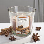 Ароматическая свеча Cinnamon 8 см, в стеклянном стакане