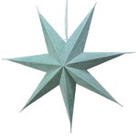 Бумажная звезда-фонарик Velvet Nova Mint 60 см