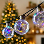 Гирлянда из лампочек Siesta Lights 10 ламп, разноцветные микро LED, 2.7 м, черный ПВХ, IP20