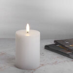 Светодиодная свеча с имитацией пламени Элиан Рустик 13 см на батарейках, таймер