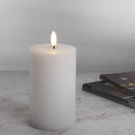Светодиодная свеча с имитацией пламени Элиан Рустик 15 см на батарейках, таймер