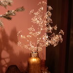 Светящаяся ветка для декора Gypsophila 120 см, 100 теплых белых микро LED ламп, IP20