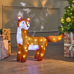 Светящаяся фигура Лисица из Броселианда 58*51 см, 50 LED ламп, IP44