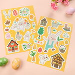 Пасхальные наклейки Яркая Весна 29*20 см, 2 листа