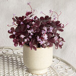 Искусственный цветок в горшке Оксалис 22 см