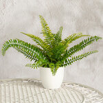 Искусственный цветок в горшке Папоротник - Taranto 26 см