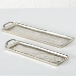 Набор металлических подносов Галант 35-43 см, 2 шт