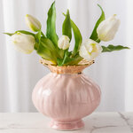 Фарфоровая ваза Melograno 16 см розовая