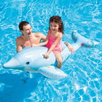 Надувная игрушка Дельфин 175*66 см, до 40 кг, голубой