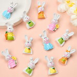 Кролики на липучке 4 см, 12 шт