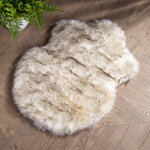Декоративный меховой коврик Caribou 55*38 см