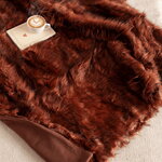 Меховой плед Garten Red 150*130 см