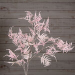 Декоративная ветка Снежный Аспарагус 104 см нежно-розовый