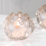 Стеклянный подсвечник для чайной свечи Артишок - Balcombe 8 см