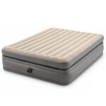 Надувная кровать с насосом Prime Comfort Queen, 152*203*51 см, бежевая