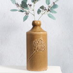 Декоративная ваза Ботаника 30 см карамельная