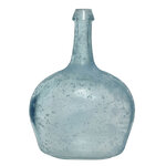 Декоративная бутылка Корфу 26 см голубая, стекло