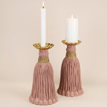 Декоративный подсвечник Tassel Pink 26 см
