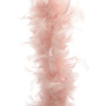 Гирлянда Боа из перьев 184 см розовый