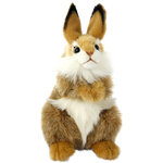 Мягкая игрушка Коричневый кролик 24 см