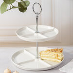 Двухъярусная этажерка для фруктов Etagere 24 см