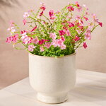 Искусственный цветок в горшке Дэйзи 28 см розовый