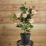 Искусственный цветок в горшке Роза Dolce Vita 50 см