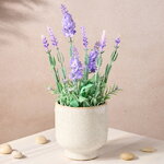 Искусственный цветок в горшке Лаванда Лоддон Блю 25 см