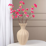Искусственная ветка Цветущий Персик 76 см фуксия