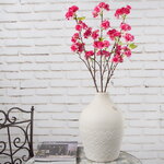 Искусственная ветка Цветущий Персик 76 см фуксия