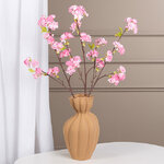 Искусственная ветка Цветущий Персик 76 см нежно-розовая