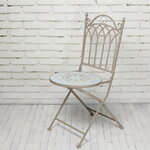Складной стул с мозаикой Лионель 90*46*39 см, металл