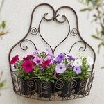 Подвесное кашпо Шебби 35 см, металл