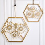 Набор декоративных панно Flower Symphony 39 см, 2 шт