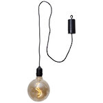 Подвесной светильник-шар McGonagall Gold 18*11 см с филаментной LED лампой, на батарейках, IP44