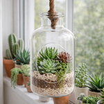 Подвесная ваза-флорариум Nora 24 см