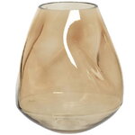 Стеклянная ваза Menelaos Beige 24 см