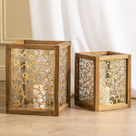 Набор подсвечников-фонарей Camomile Flores 27-33 см, 2 шт