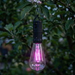 Подвесной солнечный светильник Фанданго 20 см, розовый, IP44