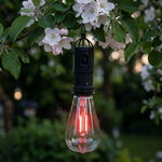 Подвесной солнечный светильник Фанданго 20 см, красный, IP44