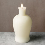 Светодиодная свеча с имитацией пламени Pieta: Rondanini Crema 21 см на батарейках