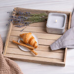 Деревянный поднос Миккель 35*35 см