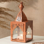 Металлический подсвечник-фонарь Shanklin 17 см терракотовый