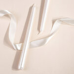 Античная свеча Glory 25 см белая