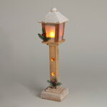 Садовый фонарь Hampton 52 см, теплый белый свет, LED подсветка, таймер, на батарейках