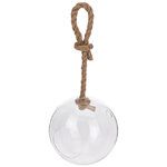 Стеклянный шар для декора Кантри 17*15 см