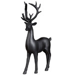 Декоративная фигура Олень Кензо 30 см черная