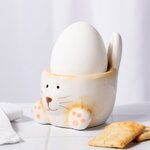 Подставка для пасхального яйца Кролик Питер 7*6 см оранжевая